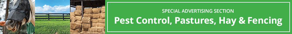 Pest Control, Pastures, Hay and Fencing Featured Ads